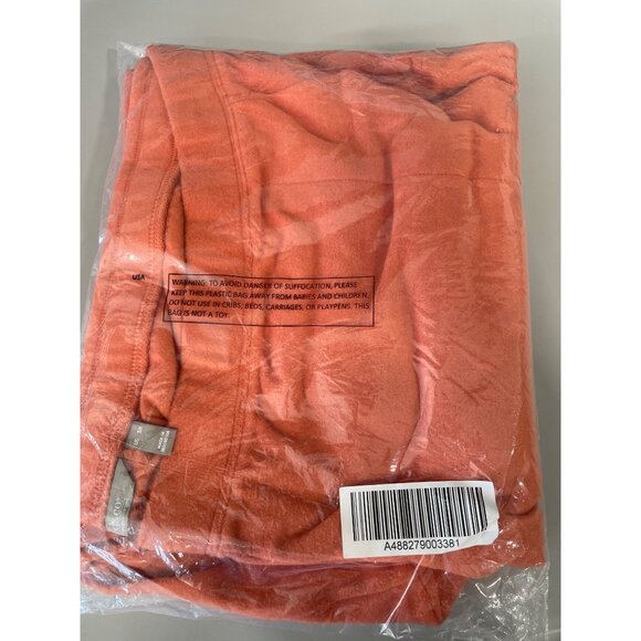 Denim and Co Comfort Zone Regular Fleece Jogger with Pockets Size 5X Apricot NEW - Picture 3 of 7